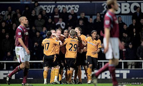 west ham vs wolves previous results
